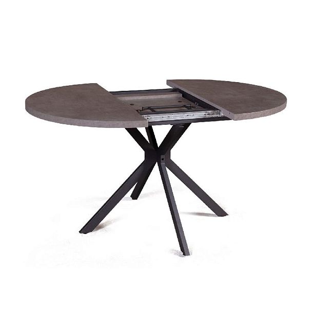 Стол круглый Vegas раздвижной (100+40) камень темный - Вид 5
