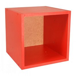 Модульный стеллаж Тетрис, пустой, ЛДСП цветной - Фото предпросмотра