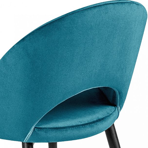 Стул кухонный Рэди изумрудный велюр/черный - Вид 10