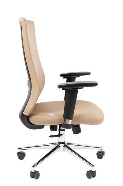 Офисное кресло Chairman 500LUX Россия экокожа бежевый БП - Вид 3