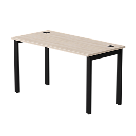 Стол прямой Everprof EVO на металлокаркасе 1380х670х755 мм Дуб Соната/Черный - Фото предпросмотра