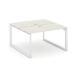 Style Project Next Рабочая станция двухсторонняя SN-59O.DRS-011 Дуб Наварра/Металл Белый/Белый Заглушка 980*1432*750 - Фото предпросмотра