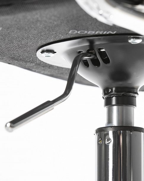 Офисное кресло для персонала DOBRIN TERRY (черный велюр (MJ9-101)) - Вид 10