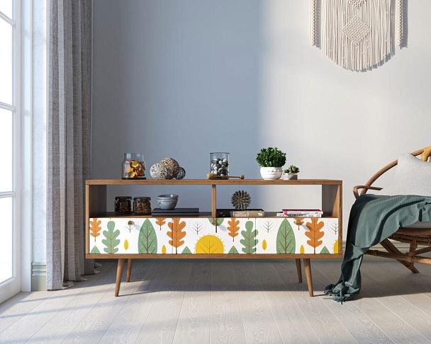 Консоль Berber с тремя ящиками принт 30 арт BB23/Print_30 - Вид 5