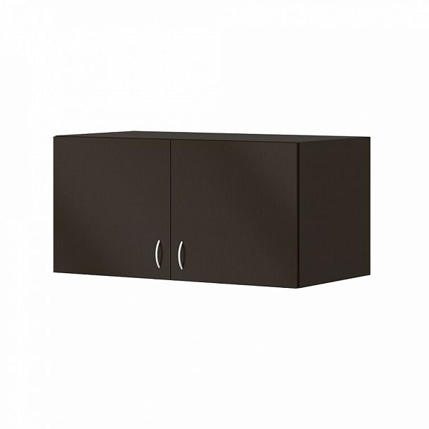 Антресоль двустворчатая "Армейская мебель"  ПК-АРМ-АН57Х112Д2/35-В1-134А венге - Вид 1