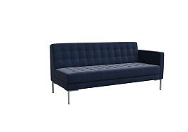 Forest Секция с подлокотником трехместная FR-SP-03 (L) Kardif 028/Металл Серый 1850*800*840 - Фото предпросмотра