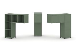 Concept Надставка низкая CN.ONN-001 Кобо/Металл Черный 1099*365*1130 - Фото предпросмотра