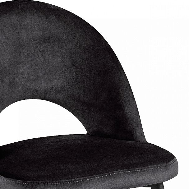 Стул кухонный Рэди черный велюр/черный - Вид 8