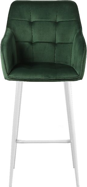 Комплект барных поворотных кресел Мони К, Confetti deep forest/белый, 2 шт. - Вид 3
