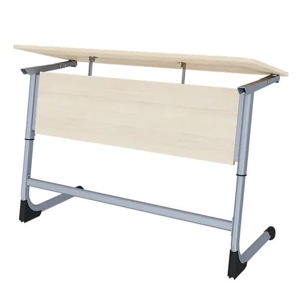 Парта Smart на плоскоовале 2М с РН (столеш. ЛДСП ЗУ, экран ЛДСП), гр.3-5 - Вид 3