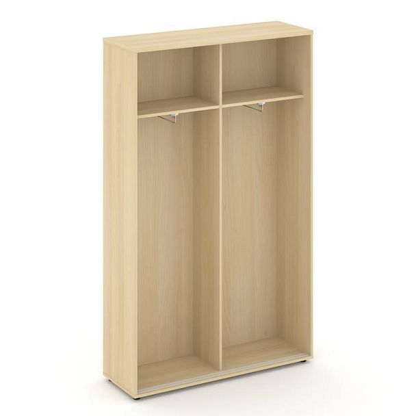 Стайл Проджект Шкаф-купе для одежды SN.SHK.E-003 Акация Лорка/Белый/Черный Ручки 1200*400*1982 - Вид 2