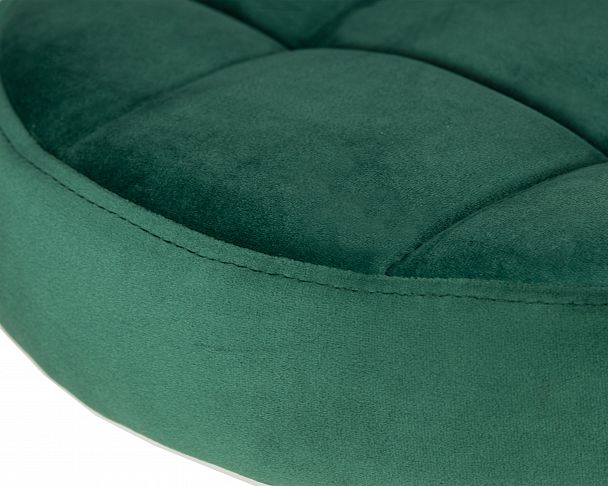 Табурет барный DOBRIN BRUNO GOLD (зеленый велюр (MJ9-88)) - Вид 2