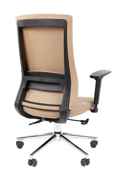 Офисное кресло Chairman 500LUX Россия экокожа бежевый БП - Вид 4