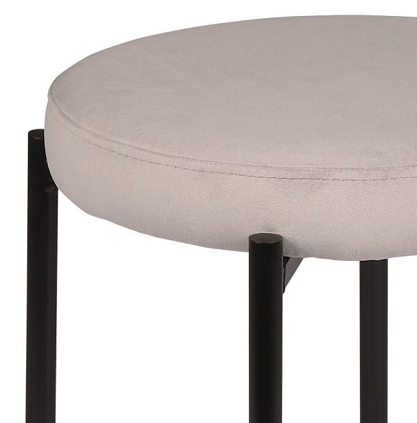 Табурет Кен, Confetti silver/черный - Вид 2