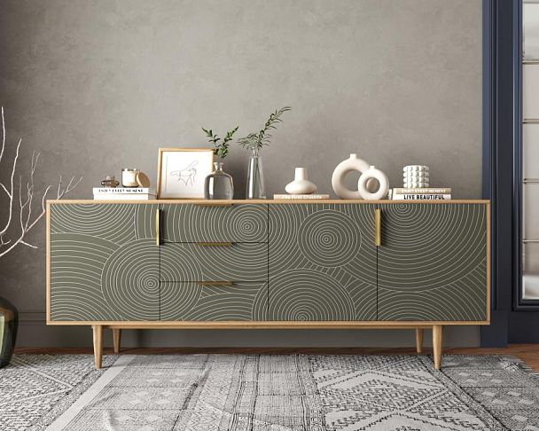 Комод Line удлиненный R25/browngrey - Вид 4