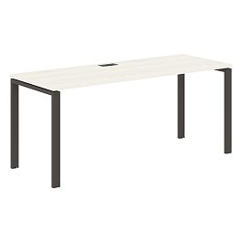 Стол прямой EUST 1767 Ясень Траун/Мокко 1760х670х750 EDIS - Фото предпросмотра