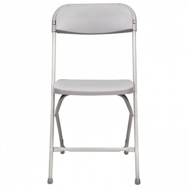 Стул складной для дома и офиса BRABIX "Golf CF-002", серый каркас, пластик серый, 531564 - Вид 3