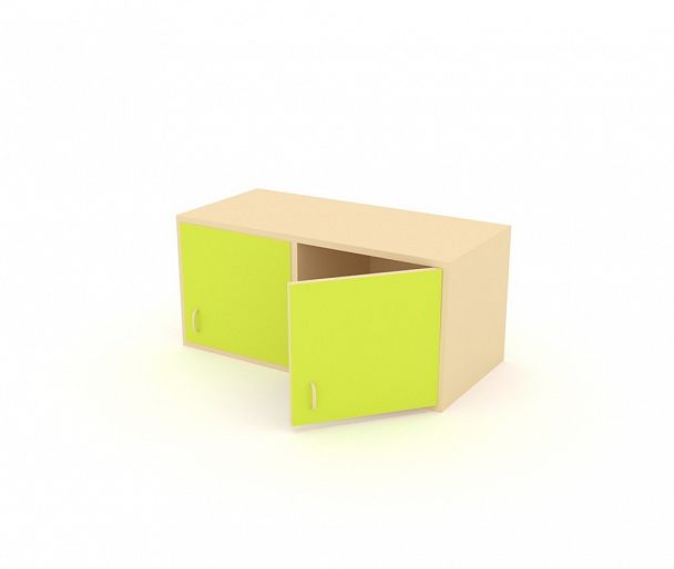 Надставка для купальных принадлежностей на шкафы ШГ-2Б желтый - Вид 1