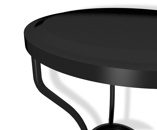 Столик журнальный Sheffilton SHT-CT10-1 черный муар - Вид 4