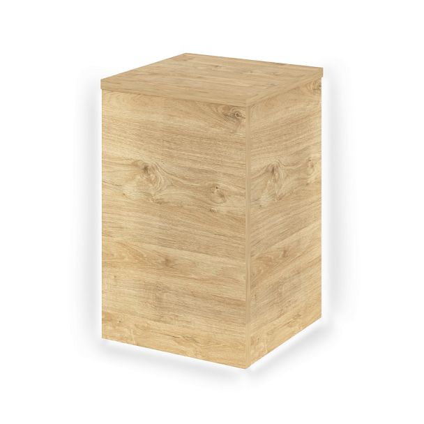 Onix Накладка угловая высокая внешняя с подсветкой левая О.R-NU.V.VNE.S (L) Тиквуд светлый 432*432*674 - Вид 1