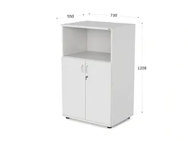 UNITY РШК-11Г БЕЛЫЙ Комбинированный шкаф Прямой 730х550х1208 - Фото предпросмотра