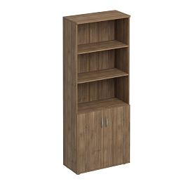 Шкаф для документов полузакрытый Комфорт К.371 дуб шамони темный - Фото предпросмотра
