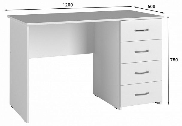 Стол письменный Эконом Стандарт С-111К - Вид 2