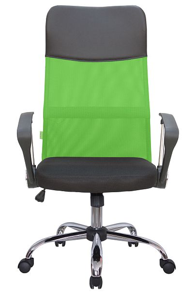 Кресло Smart RCH 8074 Чёрная ткань/Зелёная сетка - Вид 3