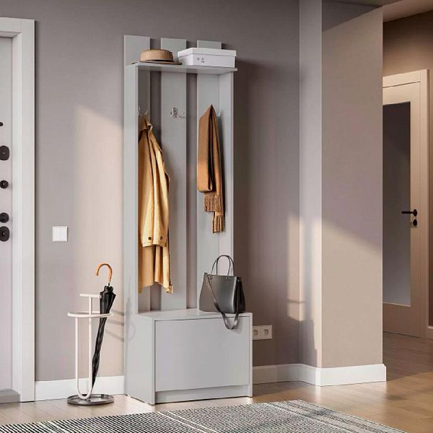 мс Айден ВШ06-600 серый ЛДСП/серый ЛДСП (СНЯТО) - Вид 3