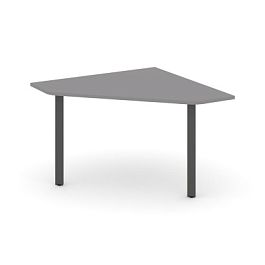 Стайл Проджект Угловой элемент переговорного стола SN-6.UPRG-031 Серый Пепел/Металл Антрацит 1180*11 - Фото предпросмотра