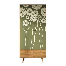 Шкаф двухстворчатый Berber арт BB16/Print_53 - Фото предпросмотра