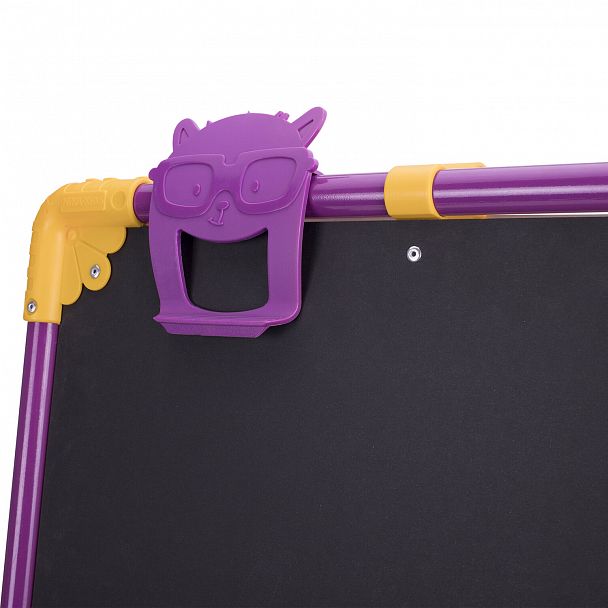 Мольберт растущий для мела/магнитно-маркерный, 53х46 см, BRAUBERG "NIKA KIDS", сиреневый, 238050 - Вид 8
