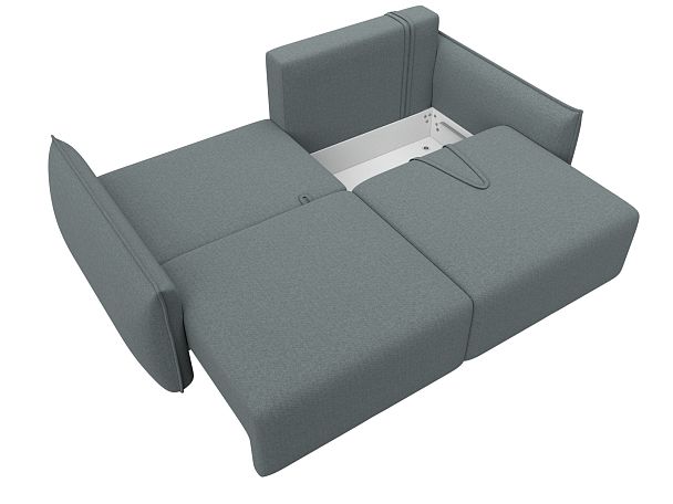 Диван прямой Лига-051 НПБ Рогожка серый - Вид 8