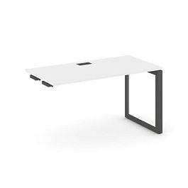 Style Project Next Стол-приставка к опор. элем. SN-59O.OPRS-011 Белый/Металл Антрацит/Черный Заглушка 980*700*750 - Фото предпросмотра