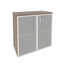 Onix Шкаф низкий широкий O.ST-3.2 R Тиквуд темный 800*420*823 - Фото предпросмотра