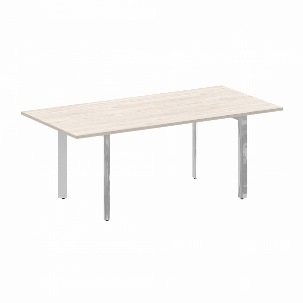 Стол переговорный на П-образном м/к "ONIX DIRECT LUX" M-O.MP-PRG-19 денвер светлый - Вид 1