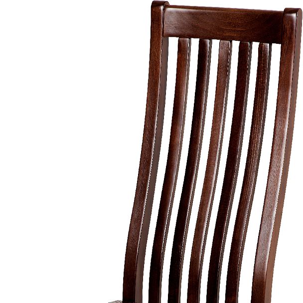 Стул деревянный с жестким сиденьем Альбен Античный орех - Вид 6