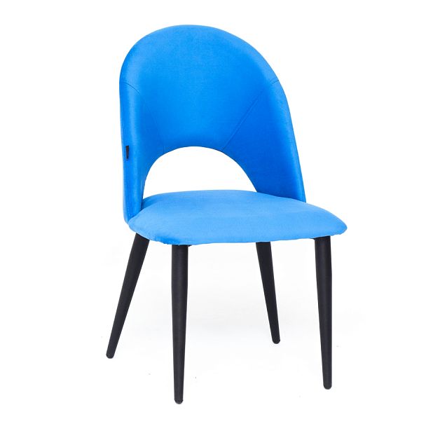 Стул Игнис, синий велюр, ножки металл - Вид 1