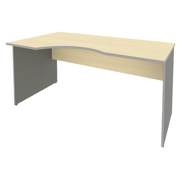 Riva Стол криволинейный левый А.СА-1 (L) Клён металлик 1600*900*750 - Вид 1