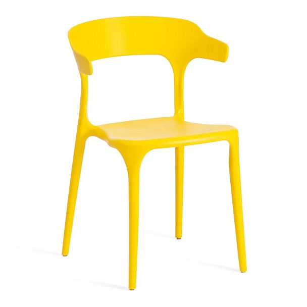 Стул Тон/Ton (мод.PC33)/2 шт. в упаковке, пластик, желтый (Yellow Y-01) - Вид 1