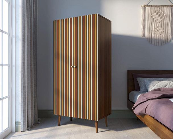 Шкаф малый двухстворчатый Berber принт 20 арт BB08/Print_20 - Вид 3