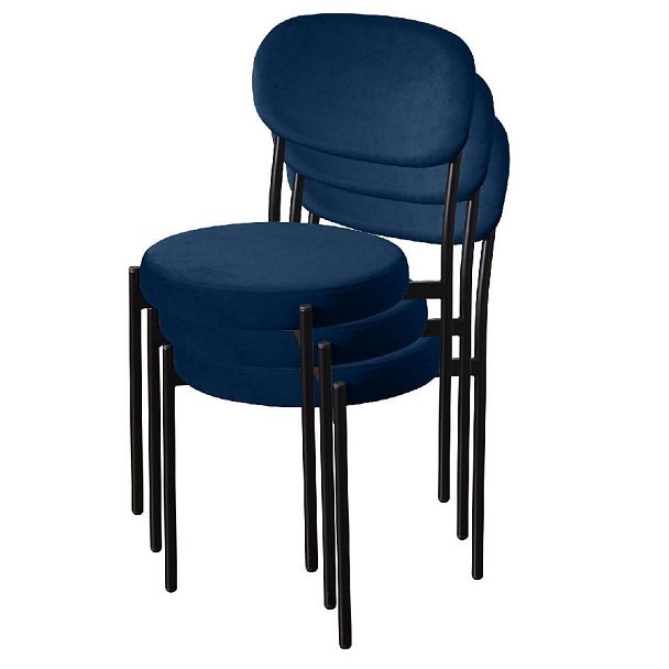 Стул Mason, бархат синий 29 - Вид 8