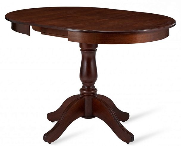 Стол деревянный раздвижной Вэлт D90(120)х90х76 Античный орех - Вид 3