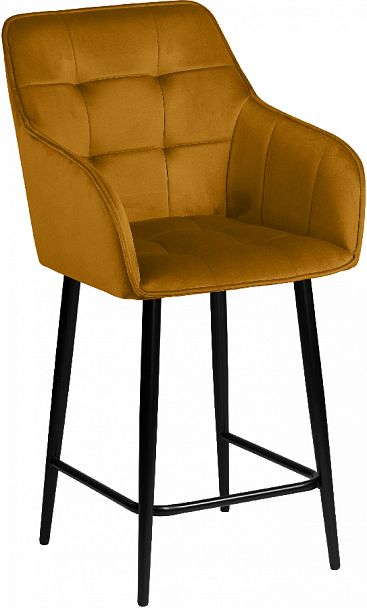 Комплект полубарных поворотных кресел Мони К, Confetti chai tea/черный, 2 шт. - Вид 4