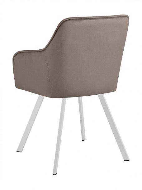 Комплект кресел поворотных Мони, Confetti mocco/белый, 2 шт. - Вид 6