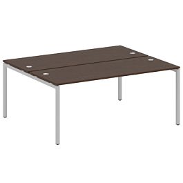 Metal System Quattro Р. ст. на П-образном м/к 40БП.РАС-СП-2.5 Венге/Серый металл 1800*1475*750 - Фото предпросмотра