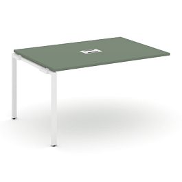 Concept Проходной наборный элемент переговорного стола CN.NPRG-011 Кобо/Металл Белый 980*980*750 - Фото предпросмотра