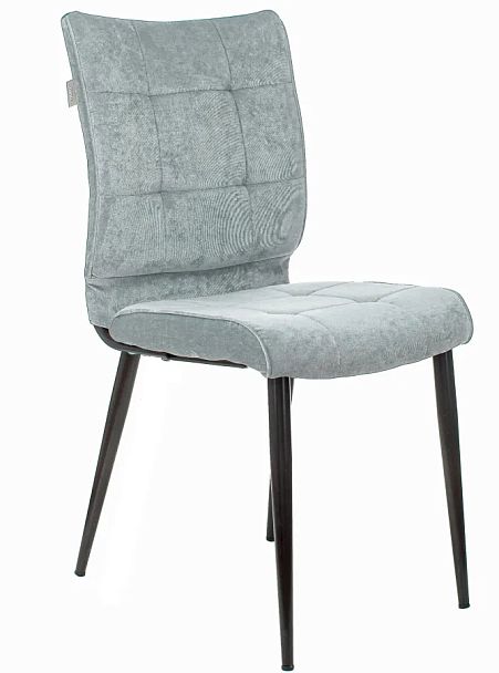 Стул для дома Бюрократ CH-K10 серо-голуб. Light 28 металл черный на ножках (CH-K10_1/LT28) - Вид 1