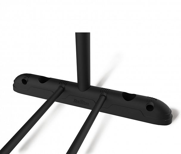 Вешалка-штанга гардеробнаяSHT-WR4340 черный/черный муар/хром лак - Вид 4