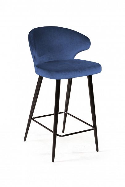 Стул полубарный Richard, бархат синий 29 - Вид 3